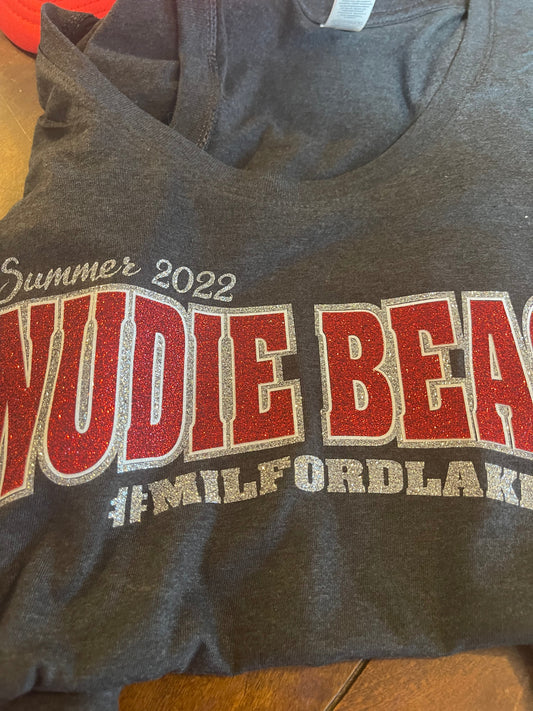 Nudie Beach Tank - Glitter Print