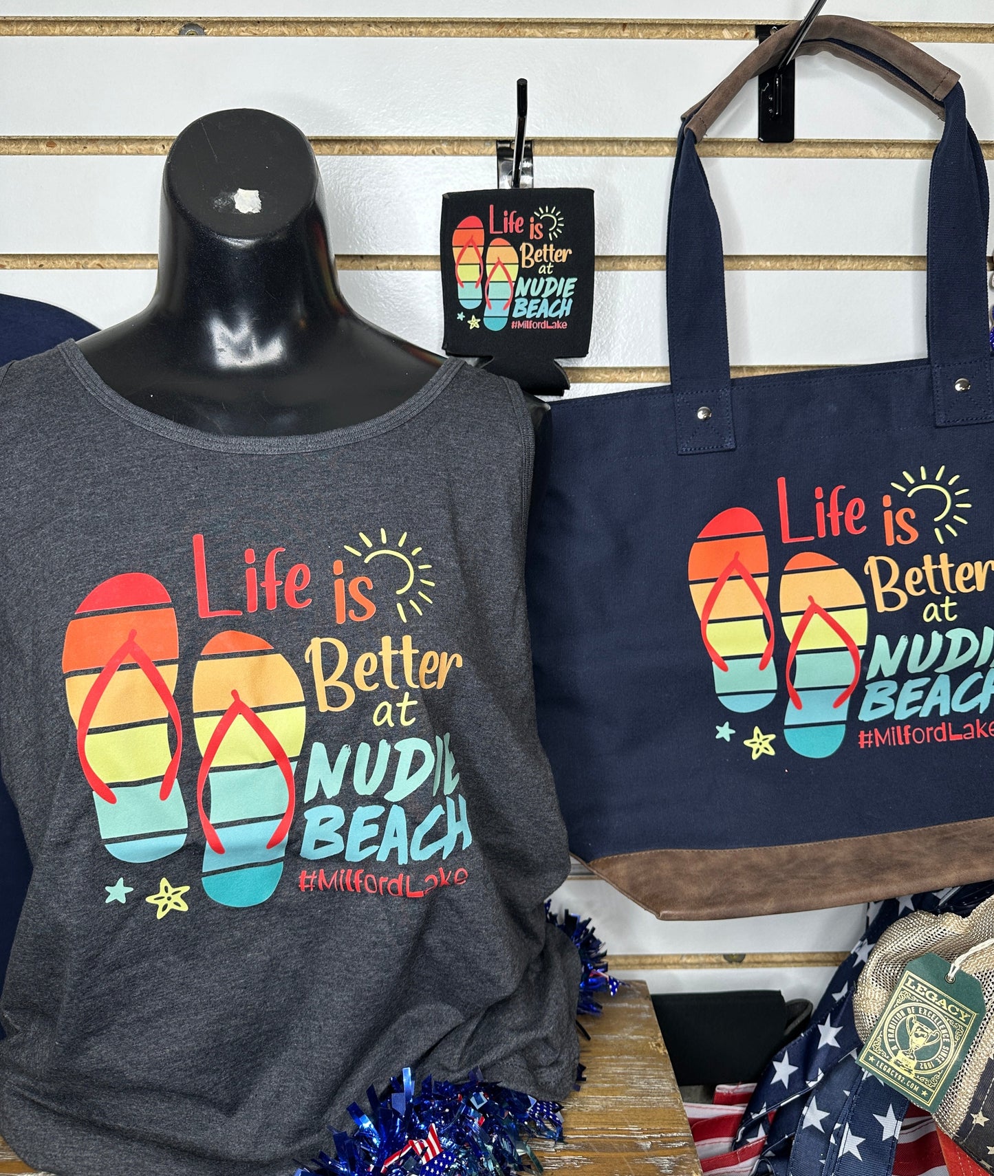 Nudie Beach Canvas Tote